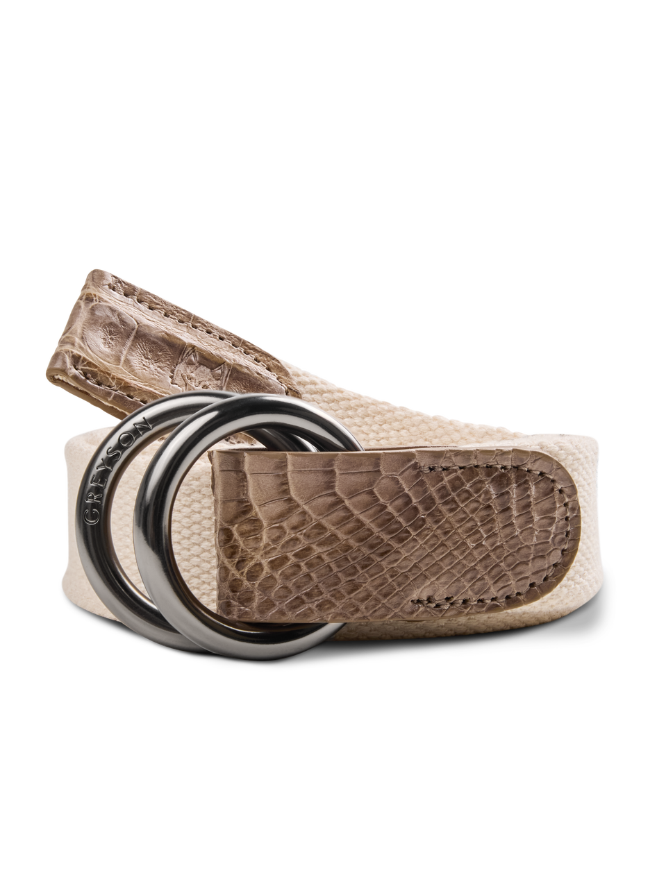 Greyson Clothiers Canvas Croc O-Ring Belt