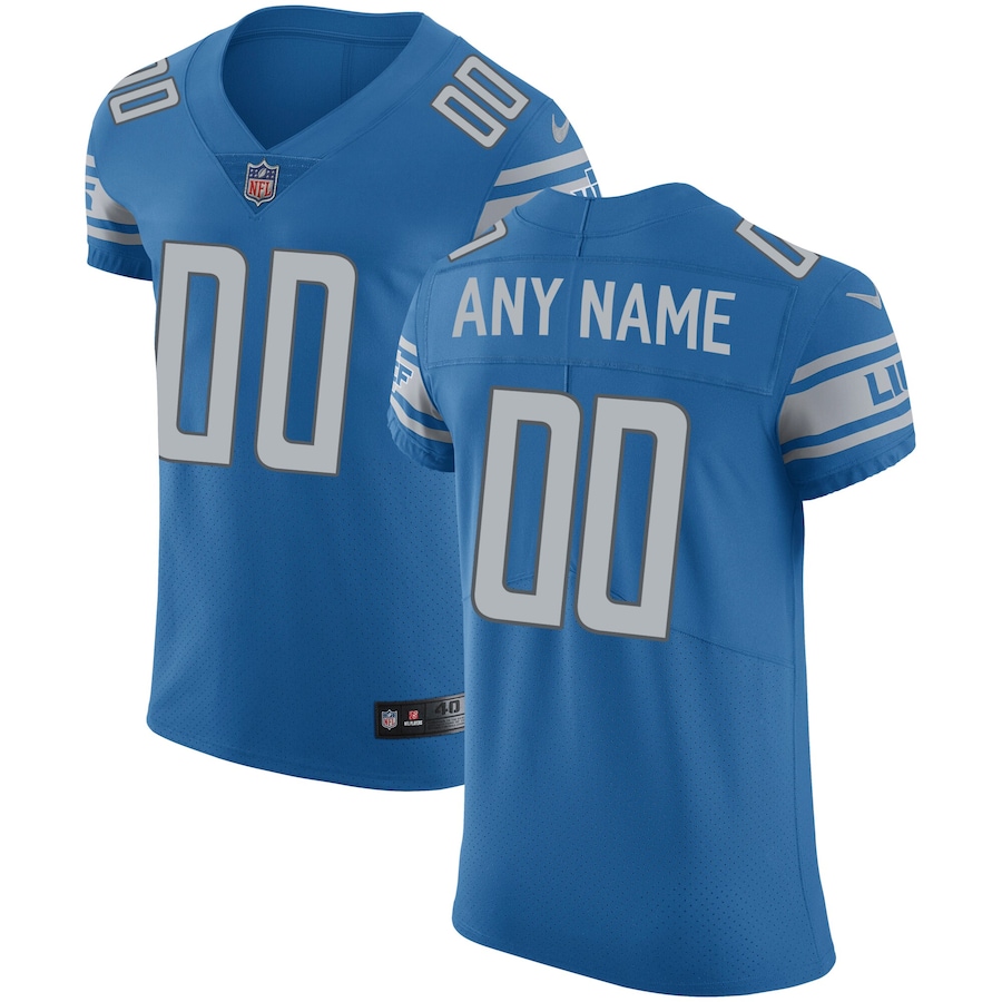 Nike Detroit Lions No51 Jahlani Tavai Blue Throwback Men's Stitched NFL Vapor Untouchable Limited Jersey