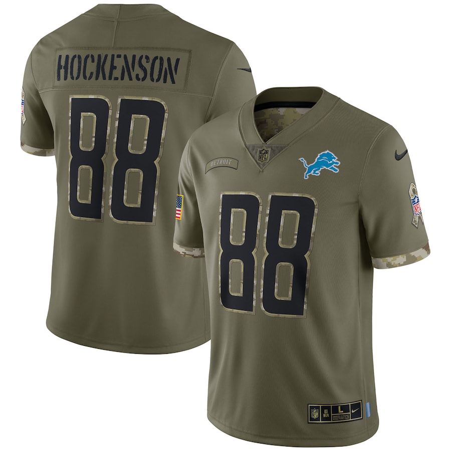 Nike Detroit Lions No91 A'Shawn Robinson Olive Men's Stitched NFL Limited 2017 Salute to Service Jersey